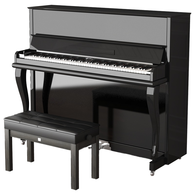 莫森(MOSEN)MS-118B立式钢琴 88键升级款家用专业演奏真钢琴1-10级 118CM 朗月系列