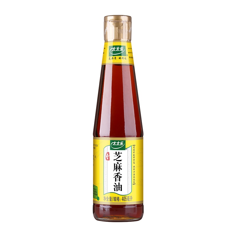 太太乐芝麻油香油405mL压榨食用芝麻香油火锅凉拌面 调味厨房调料