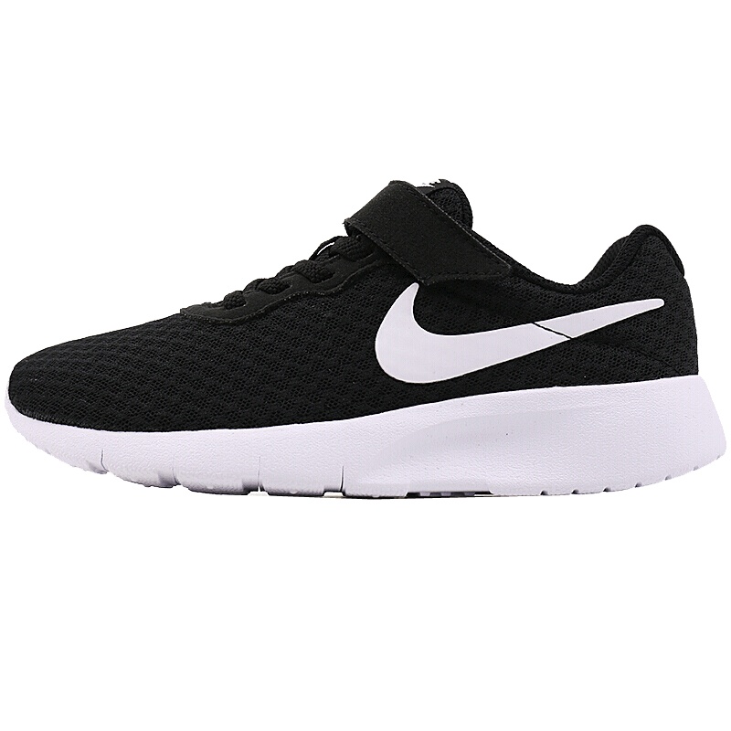 耐克儿童（NIKE）运动户外男女小童TANJUN舒适透气魔术贴休闲跑步鞋844868