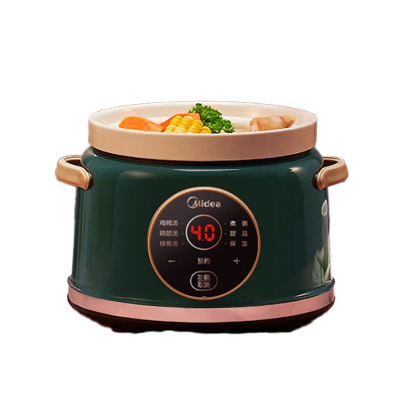 美的 MD-DG15Q2-412G 电炖锅煲汤煮粥神器家用陶瓷全自动炖盅燕窝多功能小型养生锅