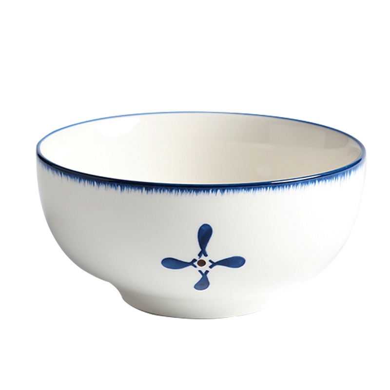 麦可可 日式家用景德镇陶瓷餐具个性创意碗7英寸面碗饭碗沙拉碗水果碗(单个装)