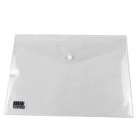 得力透明按扣文件袋(A4/332*232mm/0.16mm/PP) 5505（一包10个）