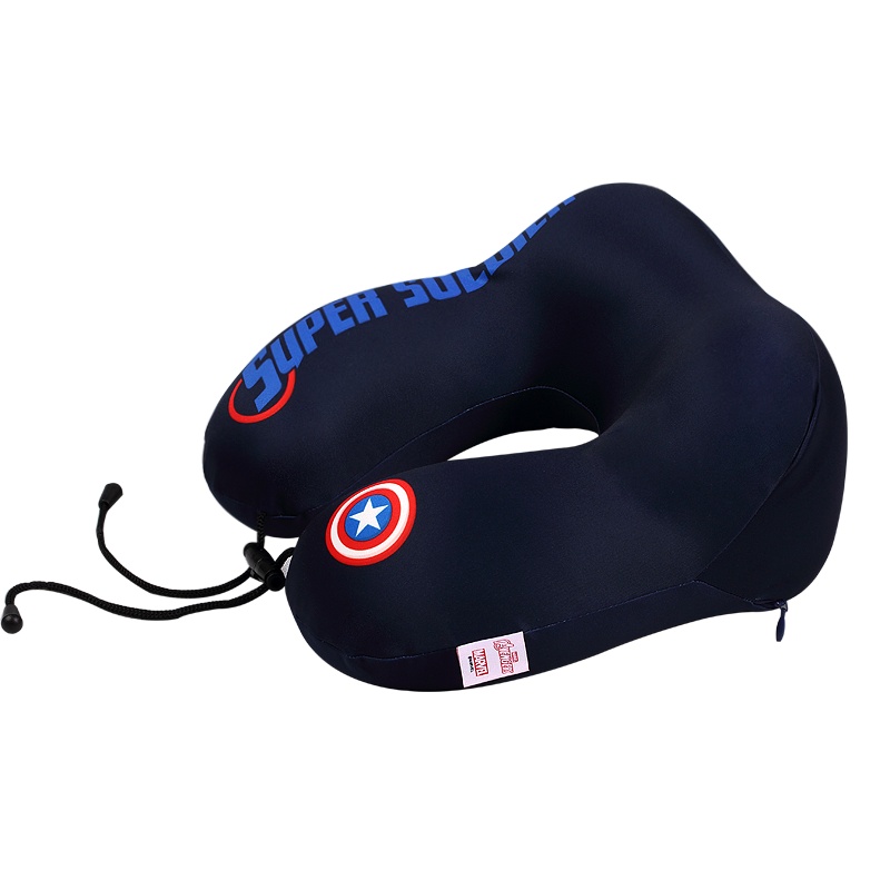 GiGi漫威Marvel汽车U型枕颈枕 记忆棉飞机旅行头枕 办公室午睡枕午休枕车用u形枕复仇者联盟美国队长M-008