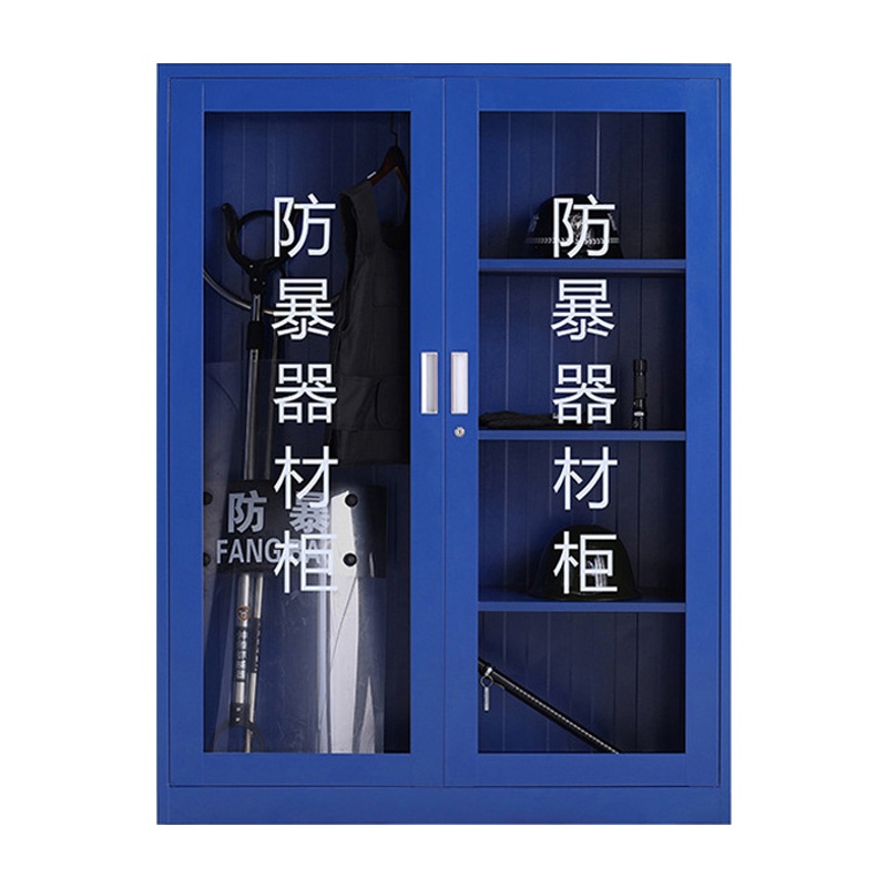 汉诺鑫威防暴器材柜安保装备柜反恐安全器械柜应急柜防爆储存柜盾牌箱柜子