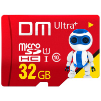 DM 128GB TF(MicroSD)存储卡 C10 机器人TF卡 手机内存卡行车记录仪平板高速存储卡红色