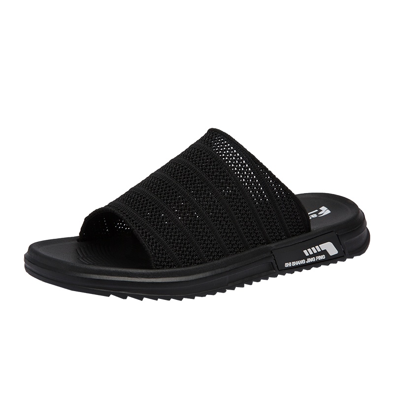 羊骑士男士鞋气垫运动鞋2021四季新款飞织网面透气低帮休闲鞋