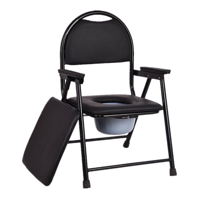 坐便椅可折叠孕妇移动马桶老年人座便椅子老人坐厕椅坐便器 大圈坐便椅
