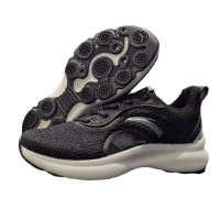 安踏女子2021年新款运动轻便透气休闲舒适橡胶跑步鞋 122125520