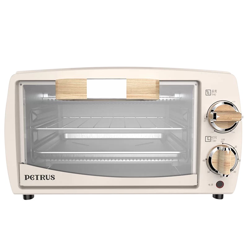 柏翠PET11迷你电烤箱家用多功能全自动烘焙蛋糕台式小型烤箱10L