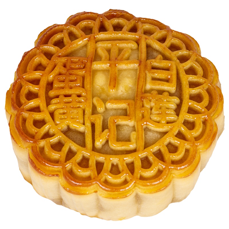 霞洞平记叉烧蛋黄白莲蓉月饼皮薄脆酥多馅料广式中秋节月饼600g