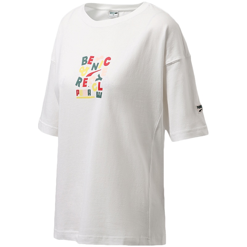 PUMA彪马女装运动服休闲短袖T恤