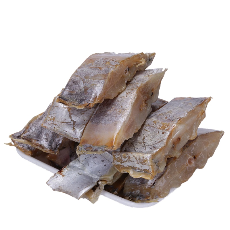 程家渔铺 带鱼干225g 海鲜水产品干货原产地直供肉肥鲜美 南北干货带鱼段深海野生带鱼段 鲜活捕捞 零食下酒菜