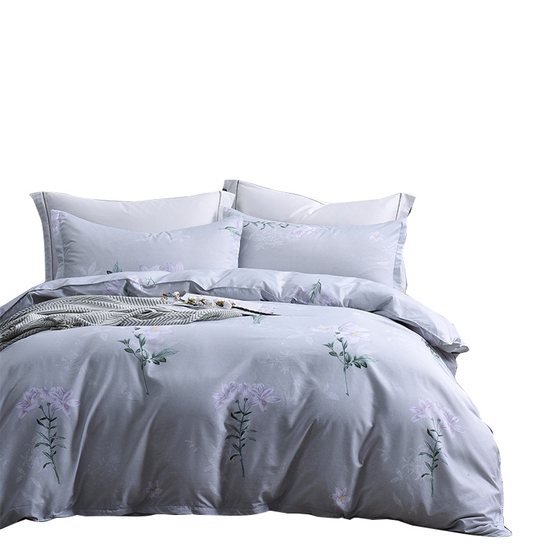 路易卡罗(Louiskellog) 韵之音四件套秋思床上用品1.5纯棉磨毛床单被套1.8米 单个价