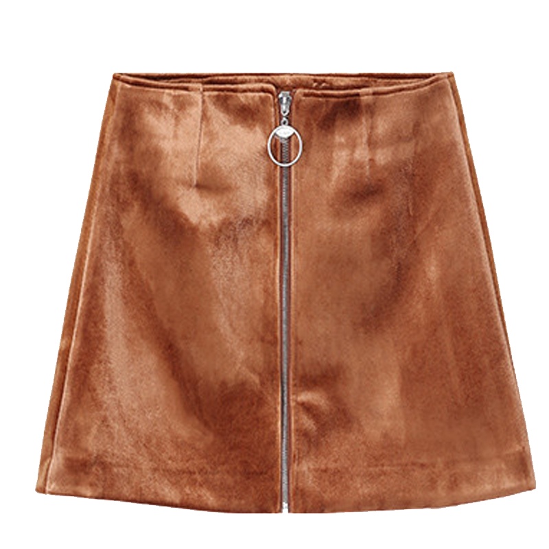 【专柜同款】拉贝缇秋A字裙女百搭修身短裙子港风显瘦高腰半截裙60007492