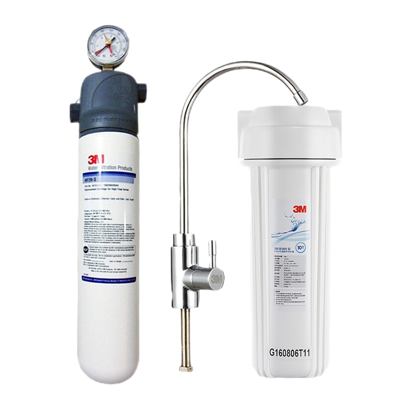 3M大流量净水器商用厨房直饮机 商用餐饮奶茶咖啡店连接过滤 ICE120-S阻垢净水器