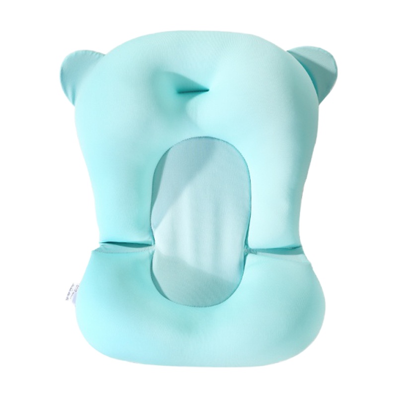 婴儿洗澡网兜宝宝洗澡神器可坐躺防滑垫儿浴盆浴架沐浴床通用 升级款满天星【可调节】【三安全固定带】