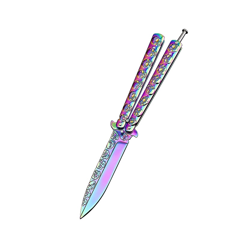 西户 户外训练工具 全钢手柄 440不锈钢刀刃 铆钉固定 免维护 练习刀