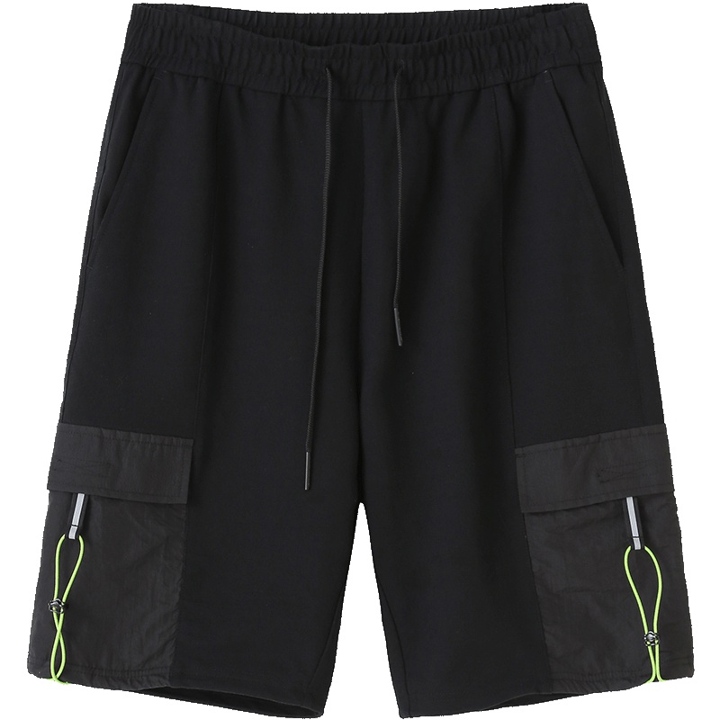 马克华菲短裤男夏季新款针织宽松工装运动休闲五分裤