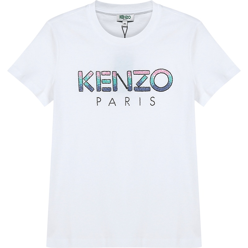 KENZO 高田贤三 女款棉质圆领短袖T恤 FA5 2TS821 936