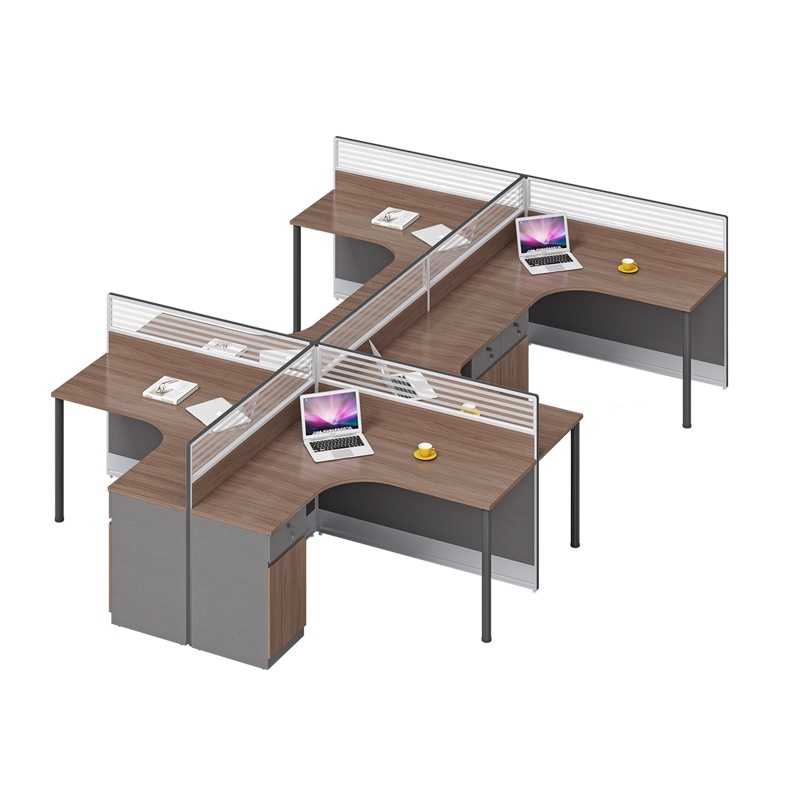科朔 办公桌职员桌 员工桌 板式屏风办公桌 六人位 KS-06L3008