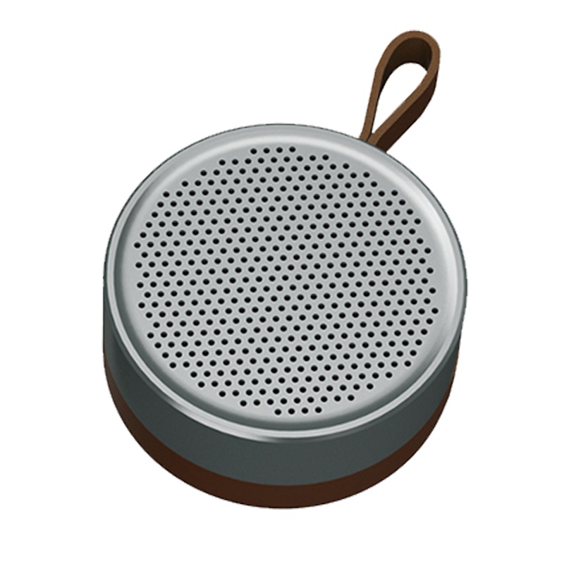 REMAX 便捷无线音箱 银色 4.2蓝牙音响喇叭 TWS互联户外放小钢炮金属音响 支持通话 TF读卡 便携式蓝牙音箱