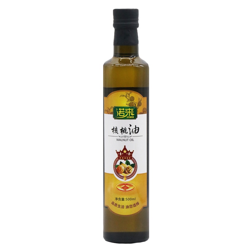 诺来核桃油食用油宝宝辅食冷榨500ml单瓶