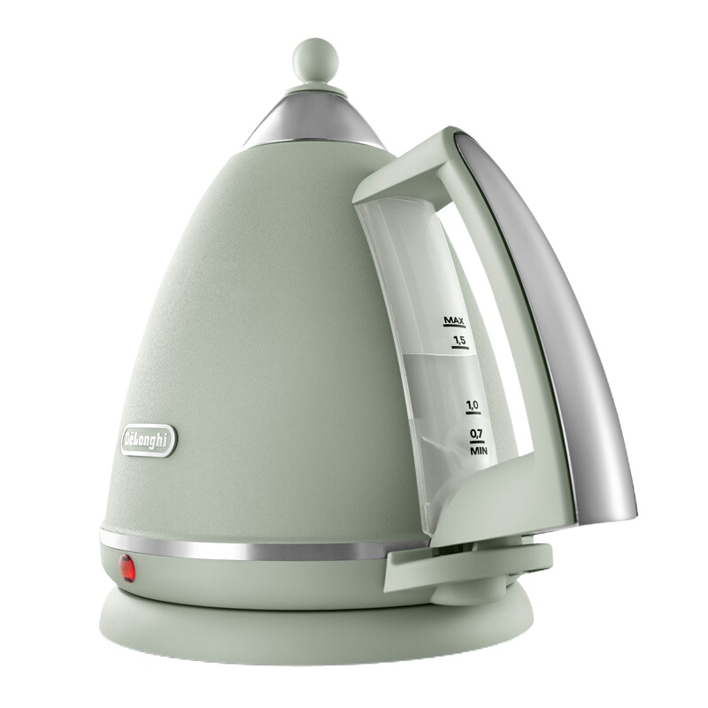 德龙(Delonghi)电热水壶花园系列 304不锈钢电水壶KBX2016.GR薄荷绿 单个装