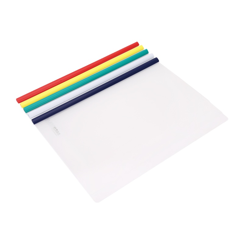 晨光 A4彩色抽杆夹 轻便夹10个/包