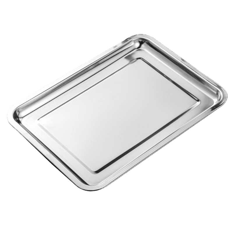 企购优品 不锈钢饭盘 60*40*4.8cm 单位：个