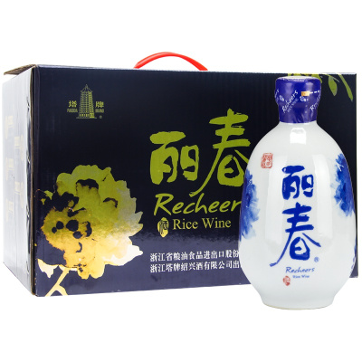 塔牌干型丽春 14度 375ml*6 礼盒装 干型 手工酿造黄酒