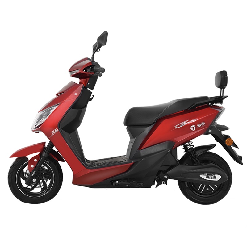 雅迪 锐致60V32A电动车成人电瓶踏板车代步男女 电动轻便摩托车 拉菲酒红