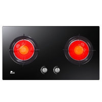 红日(RedSun)防爆钢化玻璃燃气灶双灶红外线节能省气聚能灶天然气灶煤气灶双灶家用一级能效SNE31B(天然气)
