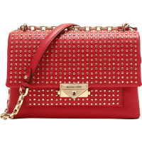 MICHAEL KORS 迈克·科尔斯 女士中号铆钉链条牛皮革单肩斜挎包 30H9G0EL6O