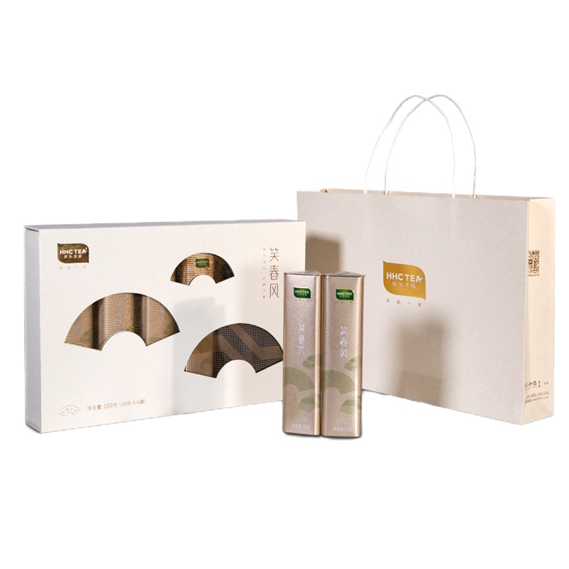 合和昌 欢乐茶醍 2018笑春风(生茶)普洱茶 小沱茶龙珠30*6罐 180克/盒(单位:盒)