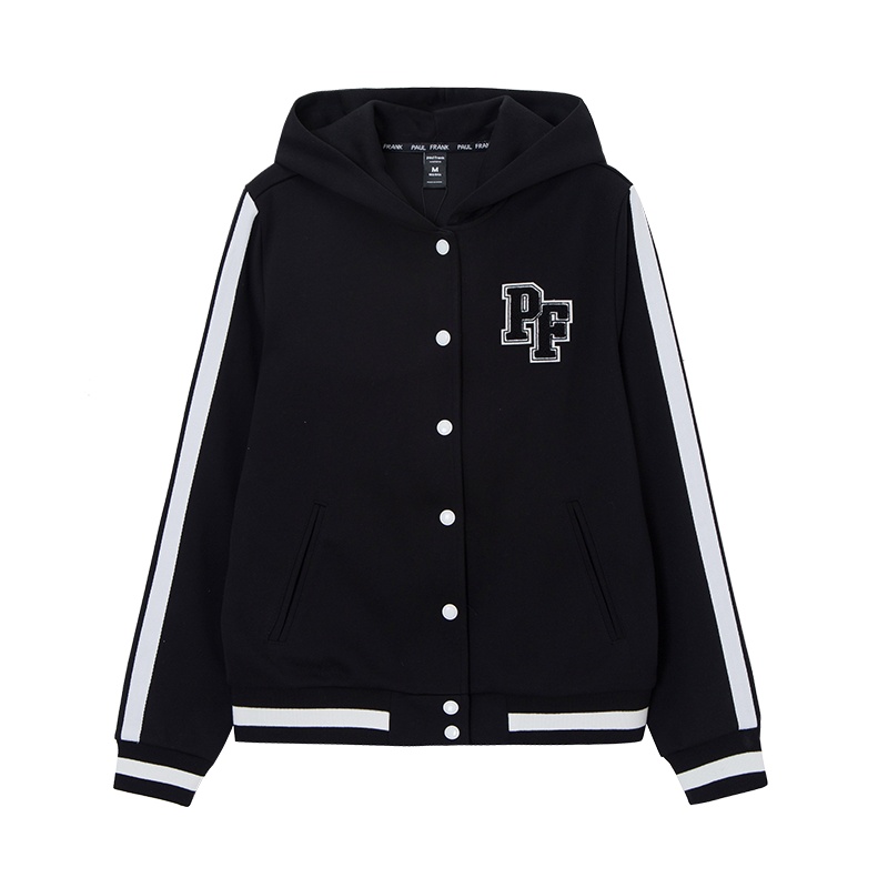Paul Frank/大嘴猴外套女韩版宽松学生休闲夹克连帽港风棒球服女