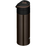 [高贵黑]THERMOS膳魔師 304不锈钢保温杯 JNS-351ESP 350ML 咖啡色 通用