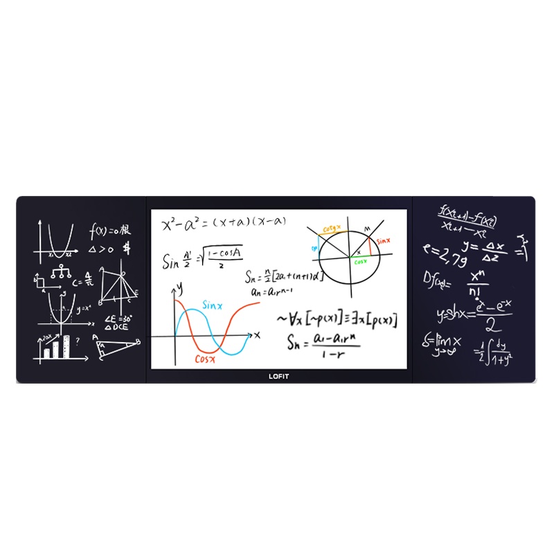 洛菲特(LOFIT) 75英寸纳米膜触控智慧黑板 教学交互电子白板 智能会议平板 电容触摸一体机 LFT-7570HP1
