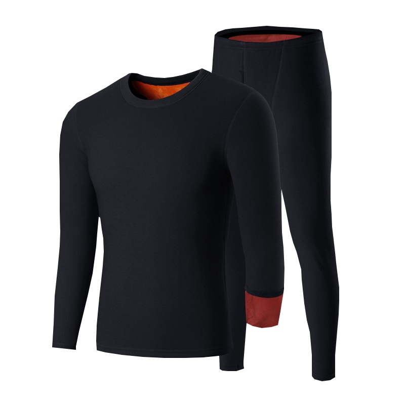 南极人男士保暖内衣套装防寒加绒加厚打底秋衣秋裤棉毛衫