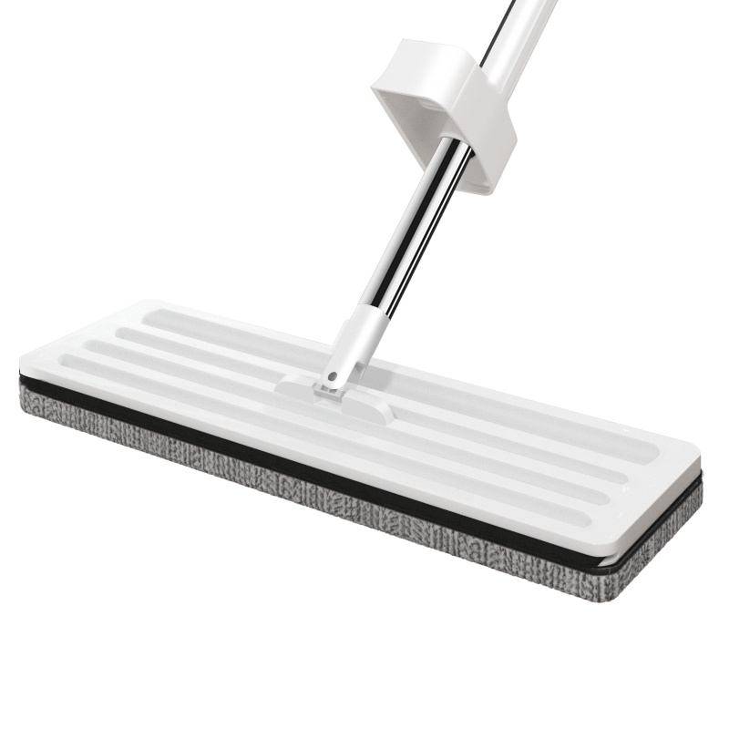 利临 免手洗平板拖把托布家用脱水擦地神器办公室木地板吸水网红拖地神器平拖尘推拖布(升级杆)3块布