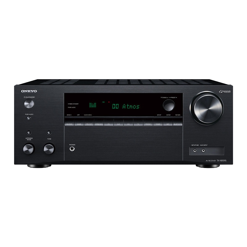 Onkyo/安桥 TX-NR595 7.2声道家用AV功放机全景声进口数字功放