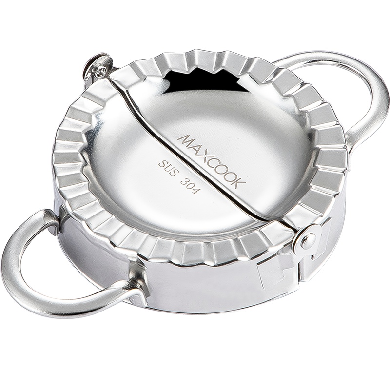 美厨 包饺子器 304不锈钢大号包饺器饺子模具包水饺夹 银色其他厨房小工具MCPJ906