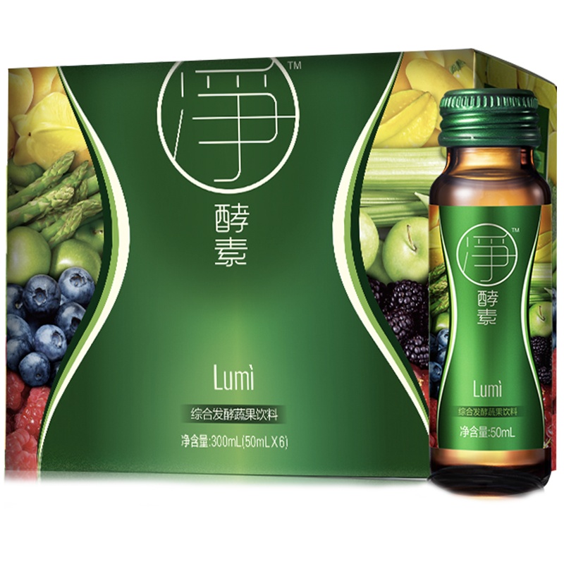 Lumi 净酵素 综合发酵蔬果饮料50mlx6瓶 进口商品