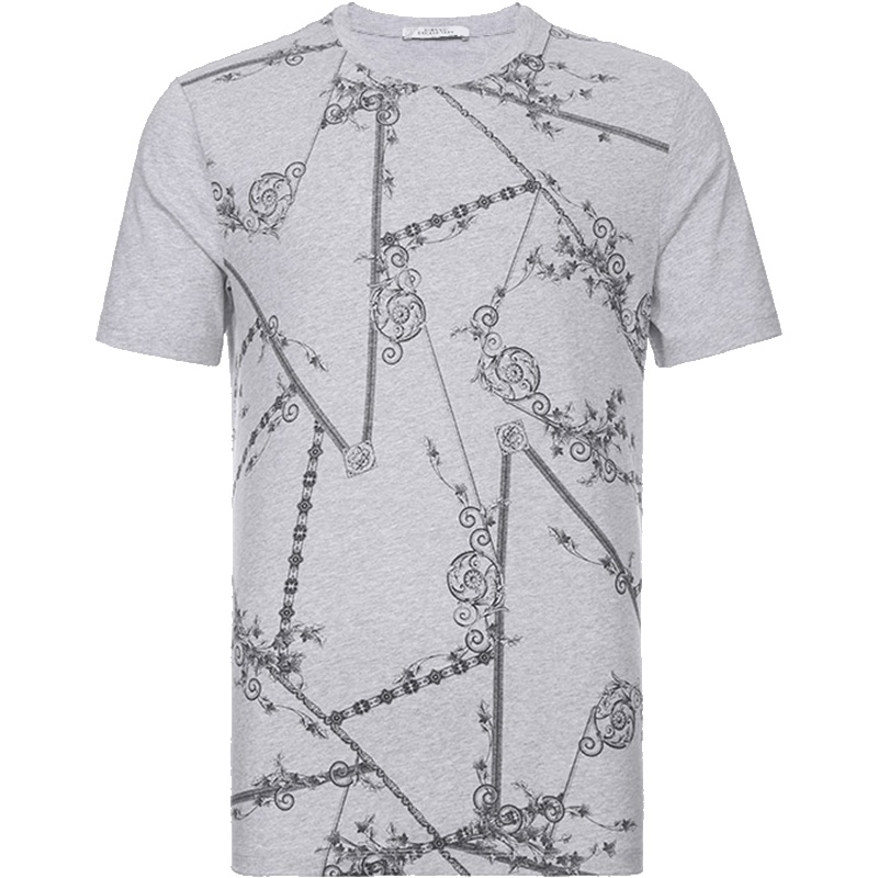 Versace COLLECTION 范思哲 男士圆领短袖T恤衫 V800683R VJ00573