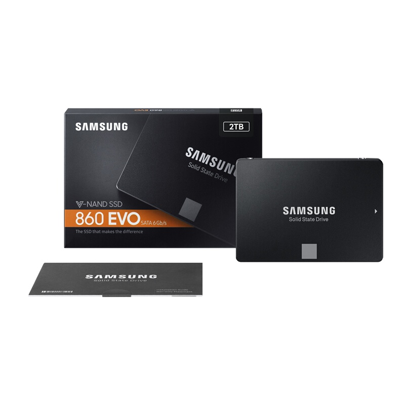 三星(SAMSUNG)860EVO QVO SSD固态硬盘 台式机笔记本固态硬盘 860EVO 500G