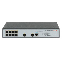 华三(H3C)MS4100V2-10P 8口千兆网管交换机WEB管理安防专用防雷