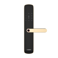 博世(BOSCH)指纹锁智能锁智能门锁 智能家居家用防盗门电子密码锁 ID60琥珀金