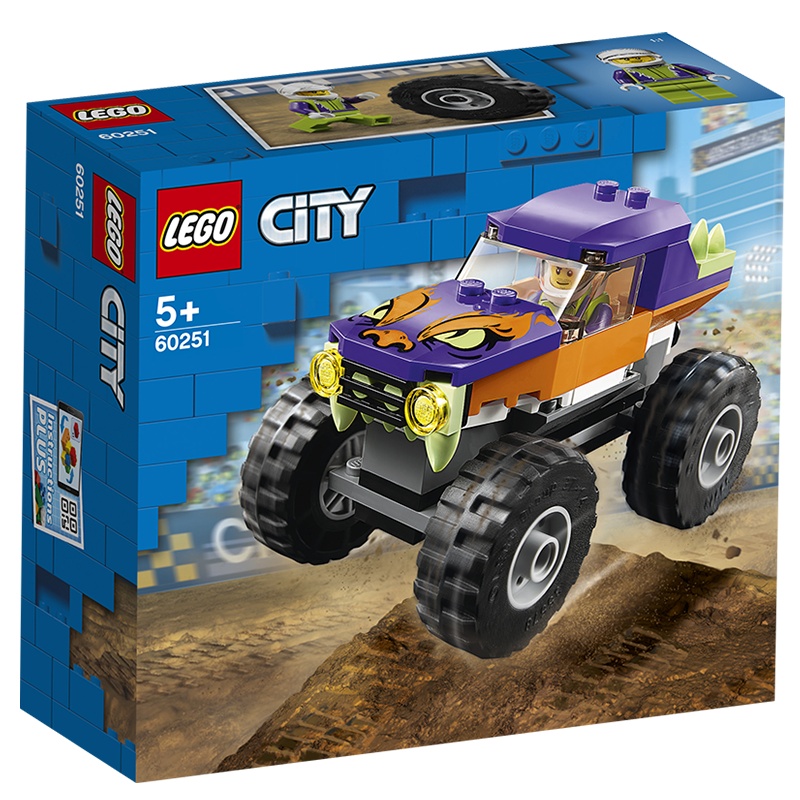 LEGO乐高城市系列巨轮越野车60251 男孩女孩5岁+生日礼物 玩具积木
