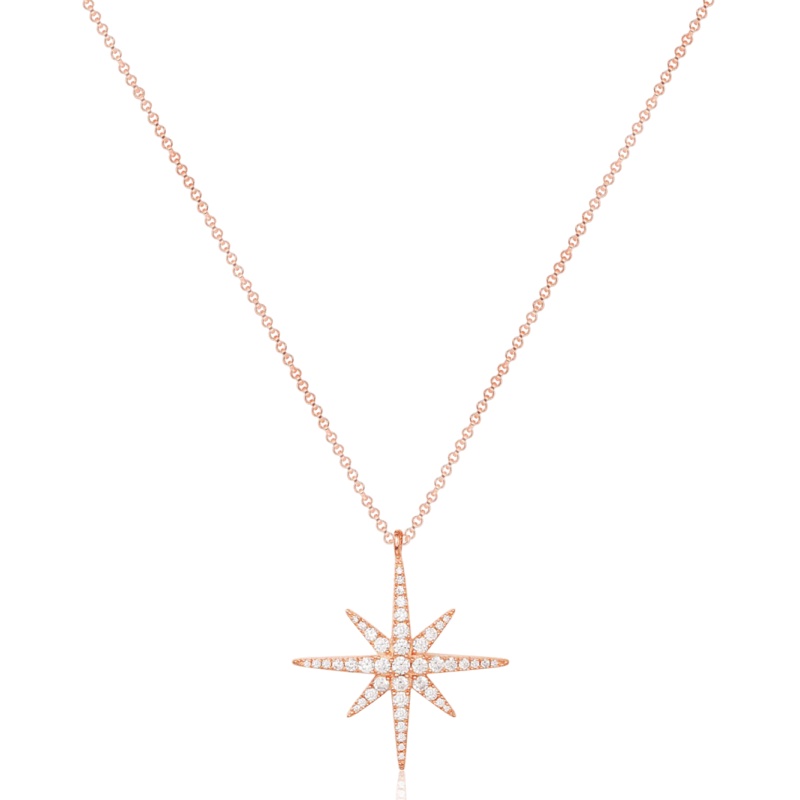 apm MONACO 晶钻流星六芒星项链吊坠女锁骨链项链925银送恋人RP9606OX