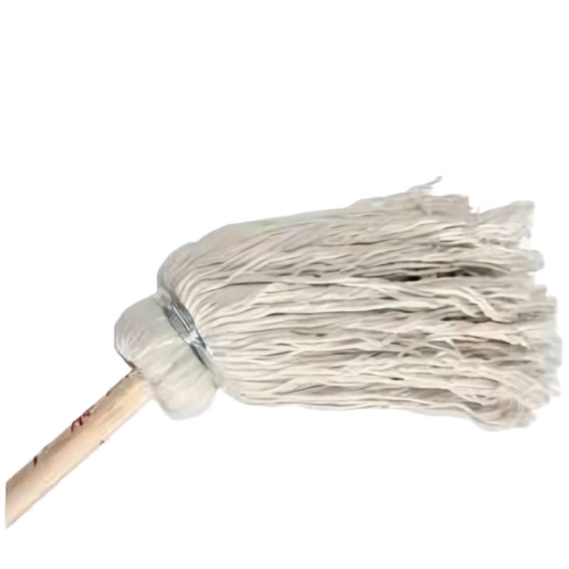 舜灏 木柄白棉线拖把吸水旋转地拖布条拖布1.2*35(单位:把)