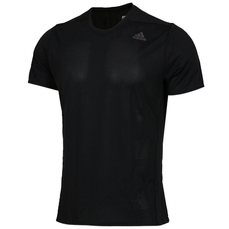 阿迪达斯(adidas)新款男士跑步训练休闲透气短袖运动T恤CZ8725